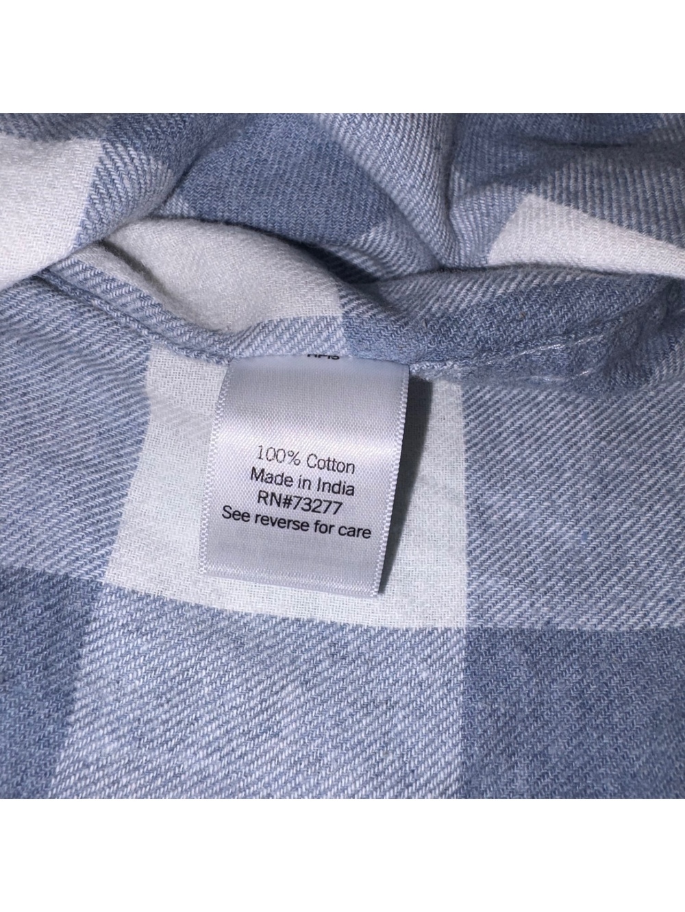 Sonoma New Supersoft $30 Men’s 2XB Flannel Button-Up Shirt Blue and White Check - Picture 7 of 9